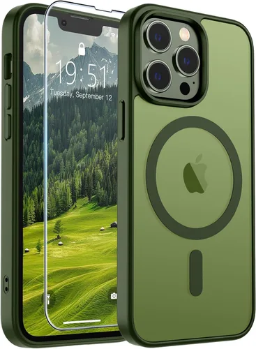 Vista 177 de SUPFINE Funda magnética para iPhone SE 2022 (3ª)/2020 (2ª), iPhone 8 (compatible con MagSafe) (protección contra caídas de grado militar), funda