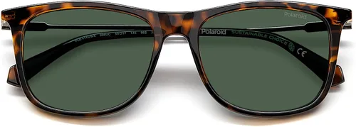 Vista 4 de Polaroid Gafas de sol modernas estándar, 086Uc Havana, 55