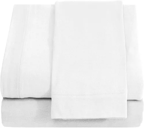 Vista 11 de Juego de sábanas Crescent Bedding de 100% algodón, extralargas, suaves y cómodas para cama de dos plazas