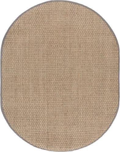 Vista 27 de SAFAVIEH Natural Fiber Collection NF114A - Alfombra de pasillo de hierba marina con patrón de tejido de cesta y borde, de 2 pies 6 pulgadas x 16