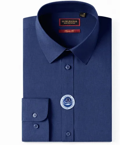 Vista 2 de Lion Nardo Mens Dress Shirts Long Sleeve Dress Shirts for Men Regular Fit Button Down Shirts Wrinkle Free Dress Shirts
