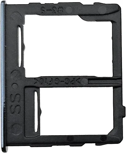 Vista 6 de Bandeja de tarjeta SIM individual Reemplazo del soporte de ranura SD para Samsung Galaxy A32 5G SM-A326U A326U1 S326DL A326W (negro)