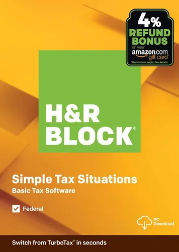 Vista 5 de [Versión antigua] H&R Block Tax Software Basic 2019 [Exclusivo de Amazon] [Descarga Mac]