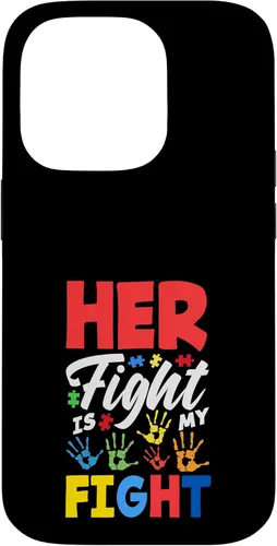 Vista 17 de Her Fight is My Fight Autism Awareness Case for iPhone XR