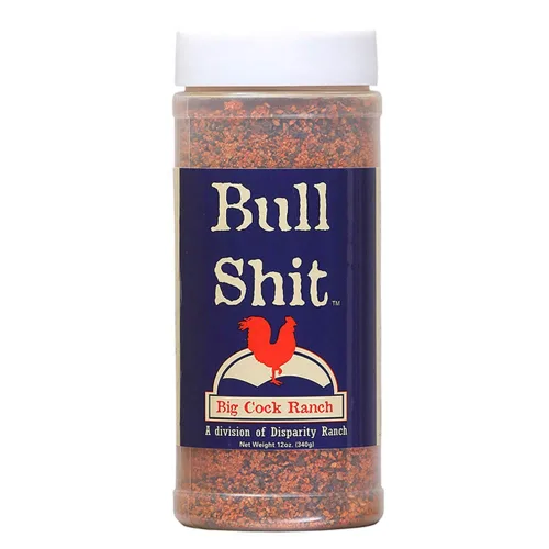 Vista 2 de Big Cock Ranch Big 6 Sampler (paquete de 6 condimentos con 1 de cada Bull, Special, Good, Aw, Chicken, y No) Incluye Bull Shit, Special Shit, Good