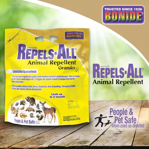 Vista 5 de Bonide Chemical Gránulos repelente número 6, 6 libras
