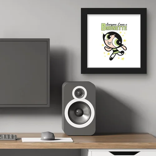 Vista 5 de Trends International Gallery Pops - Póster de pared de Cartoon Network The Powerpuff Girls - Everyone Loves a Brunette - 12.00 x 12.00 pulgadas