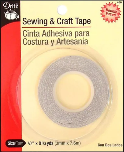 Vista 2 de Dritz PRY-402 402 Cinta de coser y manualidades, 0.236 in x 10.4M, 1/4"/11-1/3 yardas, multicolor