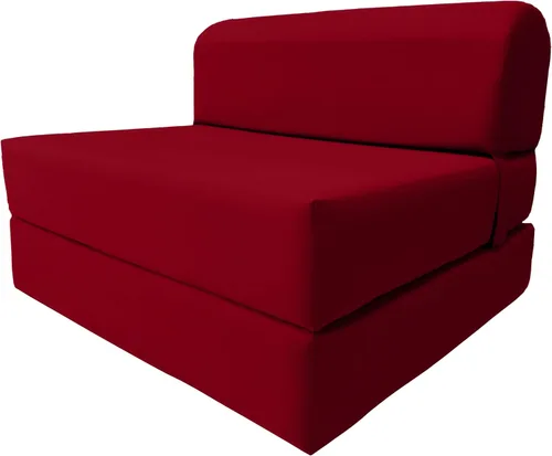 Vista 14 de D&D Futon Furniture. Silla plegable de espuma, sofá de estudio, colchón de espuma plegable para invitados (6 x 24 x 70 pulgadas, negro)