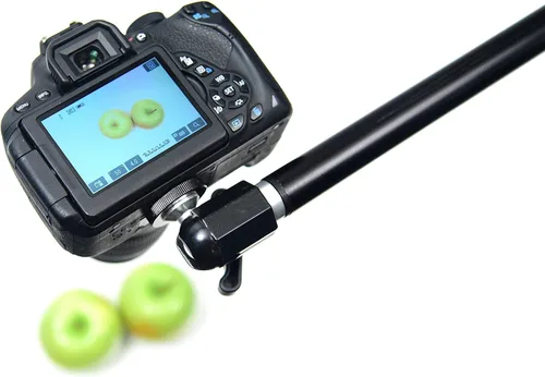 Vista 5 de Glide Gear OH 50 - Soporte superior para DSLR, iPhone, brazo de 36 pulgadas, extensión de trípode, cabeza esférica, metal resistente