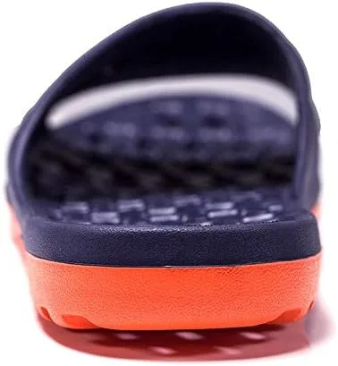 Vista 7 de Zapatillas de baño para playa, para hombre, casuales, antideslizantes, deslizantes para masaje de verano, chanclas de moda, suela suave