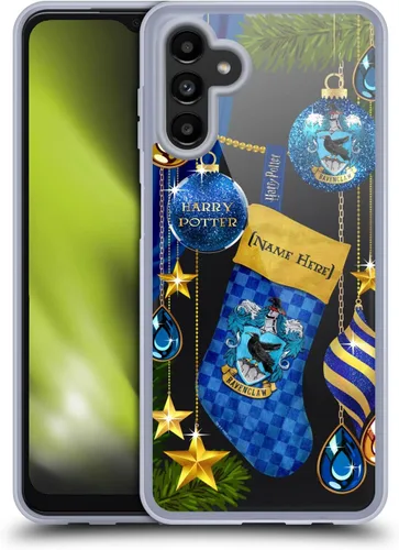 Vista 11 de Head Case Designs Funda de gel suave personalizable con licencia oficial de Harry Potter Gryffindor, adornos de Navidad, compatible con Samsung