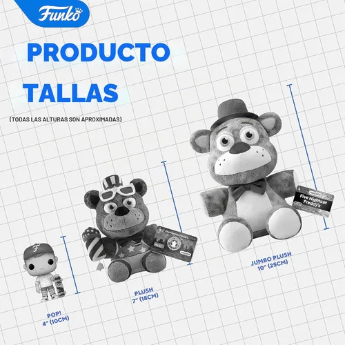 Vista 2 de Funko POP Peluche: Five Nights at Freddy's Dreadbear - Jack-O-Chica, 6 pulgadas, multicolor, (56192)