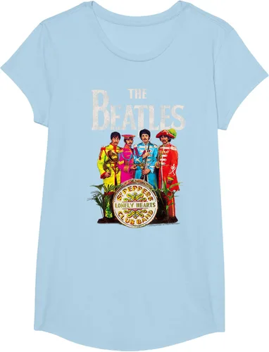 Vista 12 de The Beatles Sgt. Pepper's Lonely Hearts Camiseta de manga corta Negro