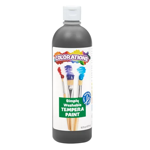 Vista 24 de Colorations WSTAP Pintura de témpera lavable, 16 onzas líquidas, verde manzana, no tóxica, vibrante, atrevida, pintura para niños, manualidades