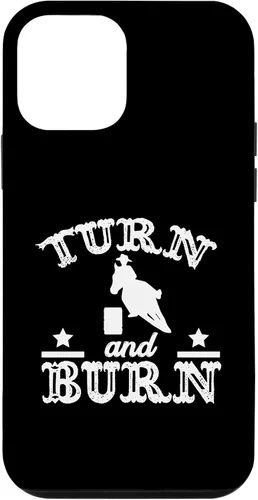 Vista 12 de iPhone 15 Barrel Racing Show - Barrel Racer Turn N Burn Case