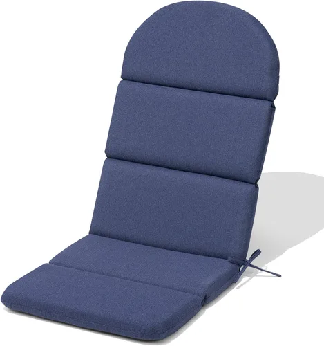 Vista 14 de Crestlive - Cojín Adirondack para silla, 50 x 19.6 pulgadas, impermeable, resistente a la decoloración, cojín para silla mecedora de respaldo alto