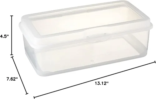 Vista 2 de 18058606 Caja de almacenamiento Flip 13 1/8" L x 7 5/8" W x 4 1/2" H
