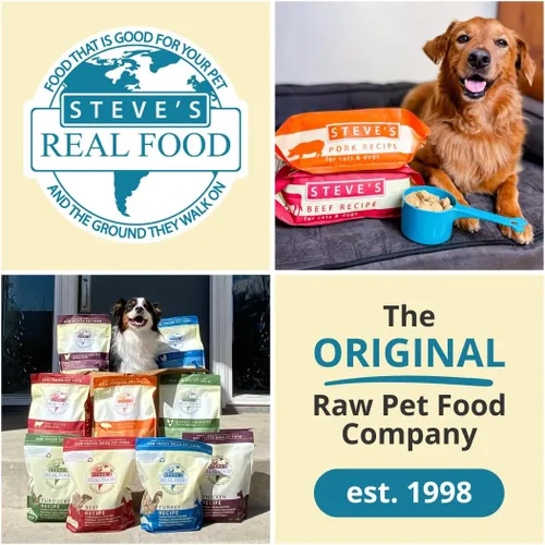 Vista 9 de Steve's Real Food Dieta de alimentos crudos liofilizados para perros y gatos, receta de pescado blanco, 1.25 libras en cada bolsa, fabricada