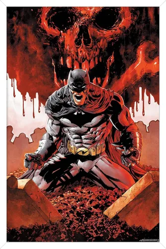 Vista 14 de Trends International DC Comics Batman - Póster de pared de Batman con huesos