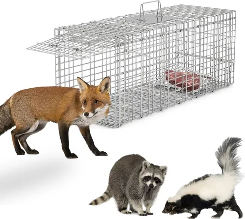 Vista 13 de Trampa humana para ratones, atrapa y libera, trampa unidireccional para roedores para uso en interiores y exteriores, trampa humana para ratas