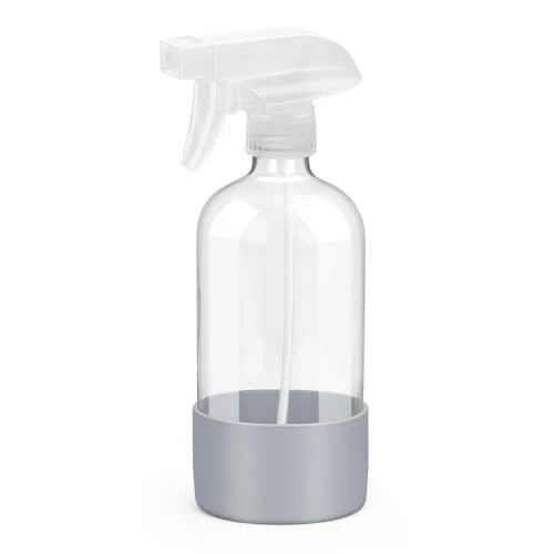 Vista 14 de Rionisor - Botellas de cristal con rociador con protección de manga de silicona, contenedores recargables vacíos de 16 oz, Negro, 1 paquete