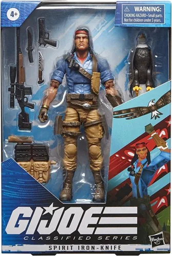 Vista 3 de G.I. Joe Classified Series Spirit Iron-Knife - Figura de acción 36, juguete premium coleccionable, múltiples accesorios, escala de 6 pulgadas, arte