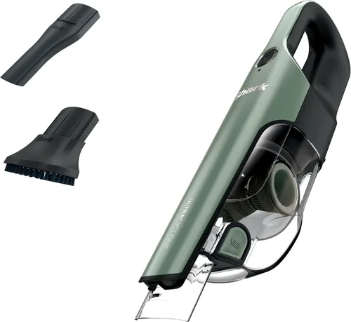Vista 11 de Shark Cyclone PET Aspiradora de mano con herramienta para hendiduras de 8", succión HyperVelocity, azul marino/gris, CH701