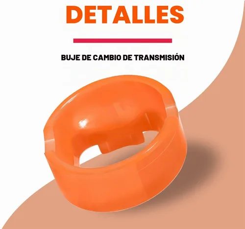 Vista 4 de Kit de bujes de palanca de cambios de caja de transmisión y transferencia de poliuretano para Suzuki Samurai 86-95