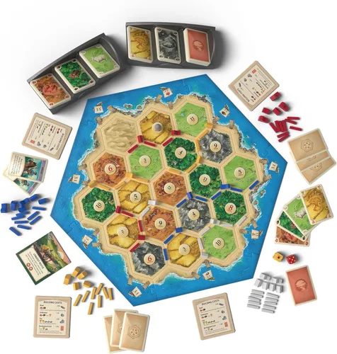 Vista 3 de Catan - Juego de mesa (6ª edición) Intercambia, construye y establece en el clásico juego de estrategia para familia, niños y adultos, a partir