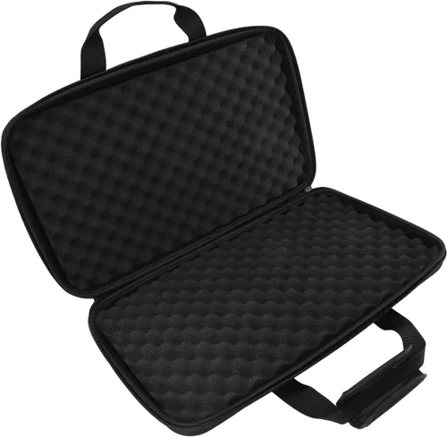 Vista 9 de Zyyini Funda para controlador de DJ, carcasa rígida de EVA a prueba de arañazos con acolchado de espuma absorbente de impactos y forro brillante