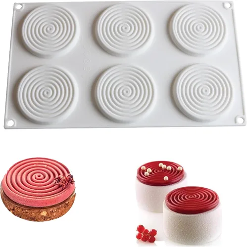 Vista 14 de OCPO KITCHEN Moldes de silicona con forma de corazón 3D para hornear pasteles de mousse, molde de silicona 3D para dulces, pastelería, chocolate
