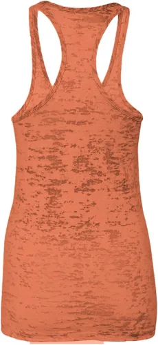 Vista 2 de Texas - Camiseta sin mangas con espalda cruzada para mujer de la Universidad Estatal