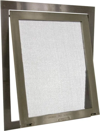 Vista 11 de PetSafe Puerta de malla para mascotas - Resistente, a prueba de desgarros y perforaciones para perros y gatos - Compatible con puerta contra