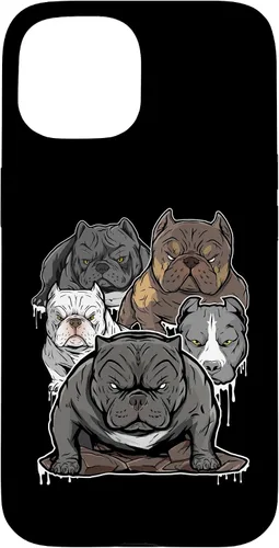Vista 6 de Pitbull shirt, Pitbull terrier, Bully, American bullies dog Case for iPhone 16