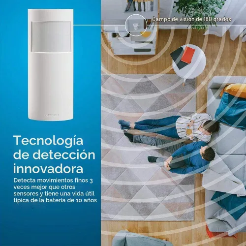 Vista 4 de Lutron Caseta - Sensor de movimiento inteligente de encendido y apagado automático para iluminación, interruptores y controles de ventiladores, sin