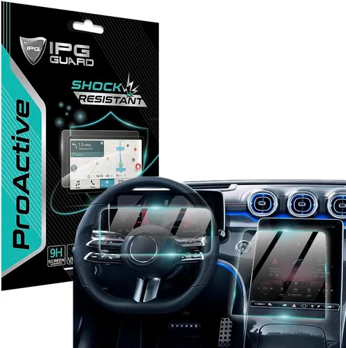 Vista 10 de IPG Para MERCEDES BENZ Command Touchpad Controller Protector de hidrogel Invisible Ultra HD Película transparente anti arañazos