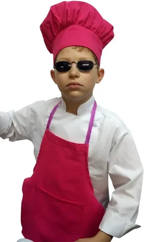 Vista 3 de chefskin Rosa Fucsia Chef Mushroom Sombrero adultos ajustable