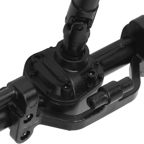 Vista 5 de VGEBY Eje trasero, accesorio de eje trasero de coche RC de plástico negro para WPL/MN Serie 1/16 Camión Modelo Modelo Accesorio