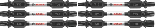 Vista 16 de BOSCH ITDET152503 - Juego de 3 puntas de atornillado Torx #15 de 2-1/2 pulgadas
