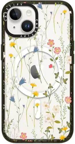 Vista 138 de CASETiFY Impact - Funda para iPhone 13 [protección contra caídas de 6.6 pies/compatible con Magsafe] Black Kingsnake, color negro transparente