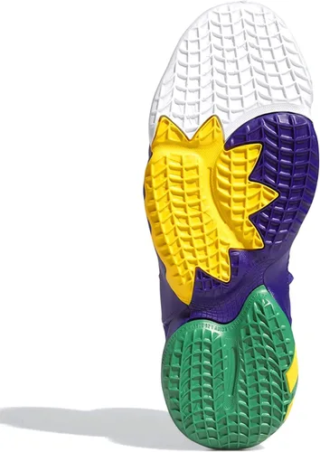 Vista 4 de adidas Tenis de baloncesto unisex para adultos D.o.n. Issue 2, Púrpura