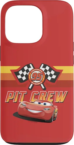 Vista 10 de Funda para iPhone 13 Pro Max Disney Pixar Cars Two Lightning McQueen Pit Crew 95