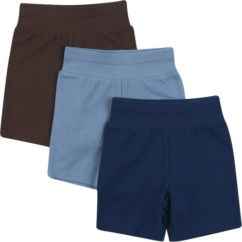 Vista 10 de Hanes Ultimate Baby Flexy - Pantalones cortos de punto ajustables, paquete de 3