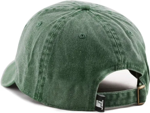 Vista 3 de The Hat Depot 100% Cotton Pigment Dyed Low Profile Dad Hat Six Panel Cap