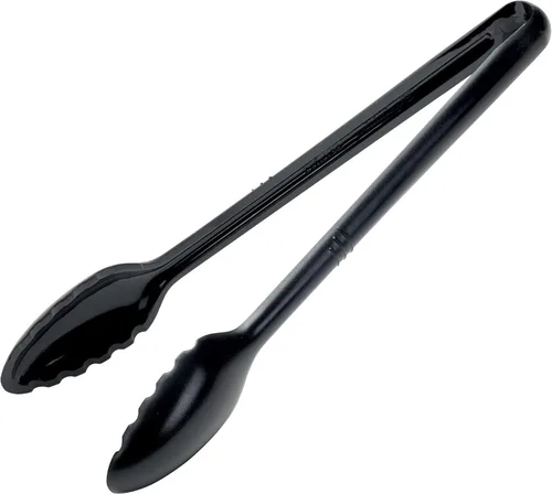 Vista 12 de Winco Pinzas para servir curvadas de grado comercial de 6 pulgadas, color negro