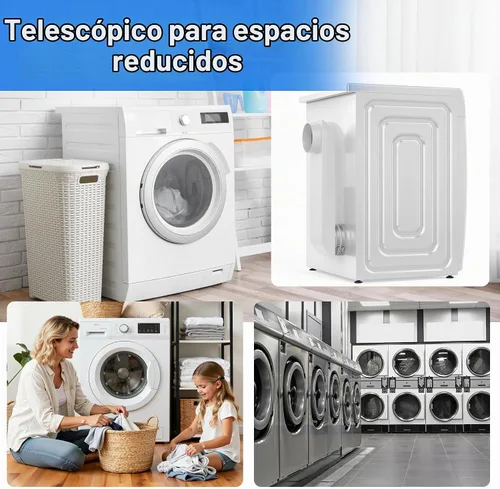 Vista 8 de Rejilla de ventilación para secadora de periscopio, conducto telescópico