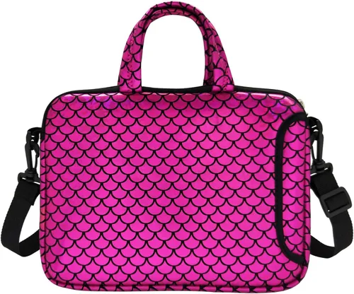 Vista 7 de Bolsa de hombro para portátil de 11.6 pulgadas, funda de mensajero para portátil de 11" 11.6" 12" 12.5 pulgadas Macbook/Portátil/Chromebook YOUDA