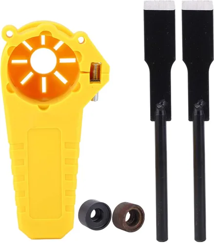 Vista 4 de Juego de cinceles para tallar madera, cambia la amoladora angular en cincel eléctrico herramienta de carpintería para pulir, moler o cortar metal