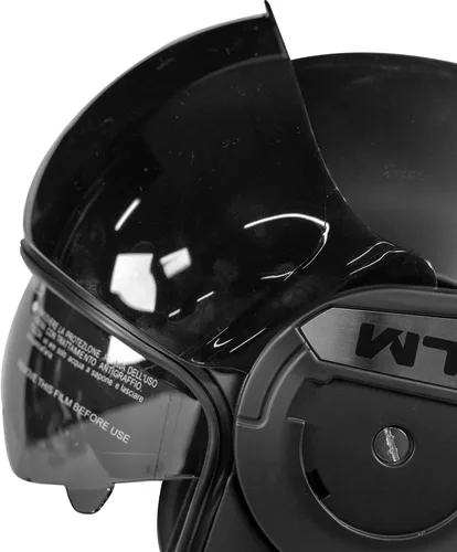 Vista 6 de ILM - Visera teñida para casco modular de motocicleta para adultos, hombres, ATV UTV con protector de barbilla reversible de 180° DOT modelo -B707